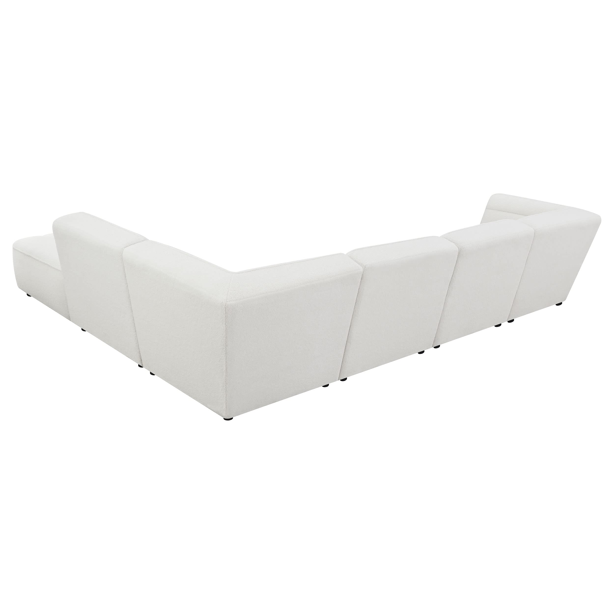 Coaster Sunny 6-Piece Sectional, Natural