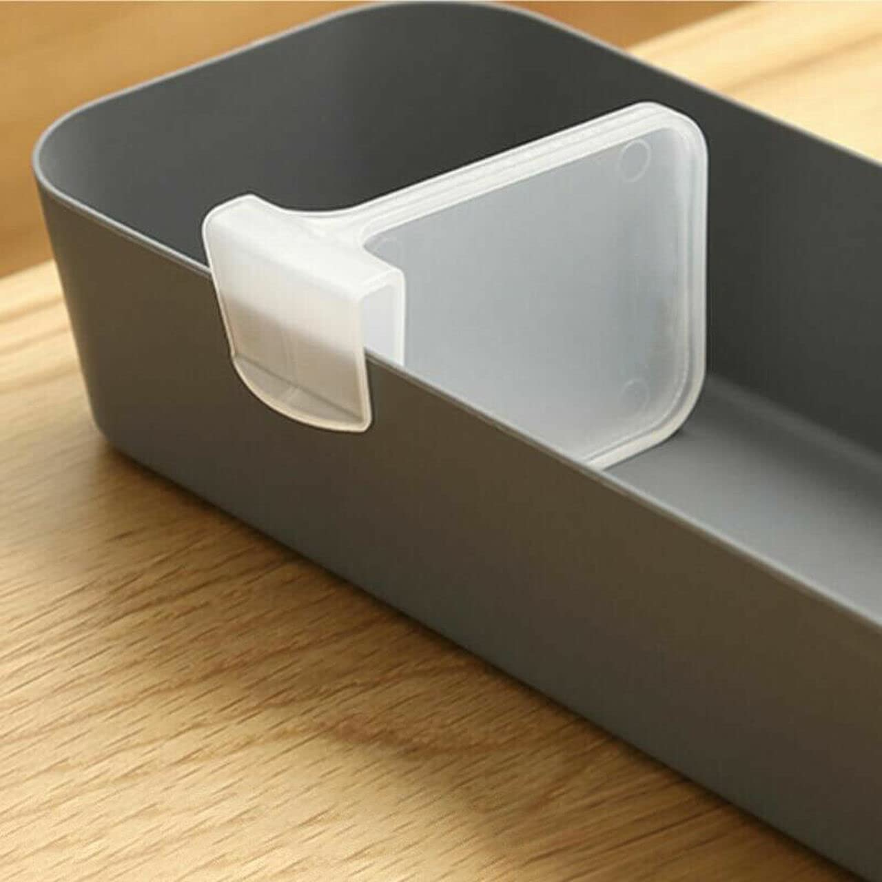 Toriox 4 Pcs Shelf Divider Fridge Drawers Storage Partition Clips Storage Organiser Space Dividing Bottle Food Packets Orgainzer