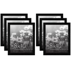 Americanflat Picture Frame, 8x10, Black, 6 Count