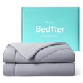 Bedtter Luxe Cooling Comforter Full/Queen, Cooling Blanket for Hot Sleepers, Q-Max>0.46 Sorona and Tencel Filling, Double-Sided 