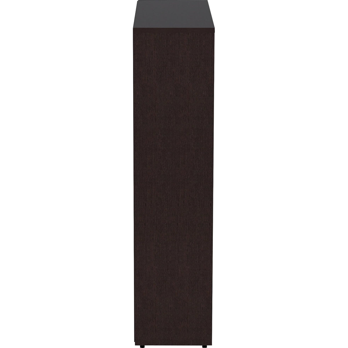 Lorell, Llr18227, Essentials Espresso Laminate Bookcase, 1 Each