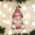 Old World Christmas Snow Baby Girl