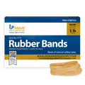 Upgrade Office Supply Upg22564 Rubber Bands, Size #64 (3-1/2' X 1/4'), Natural Crepe, Made In Usa (1 Pound Box)