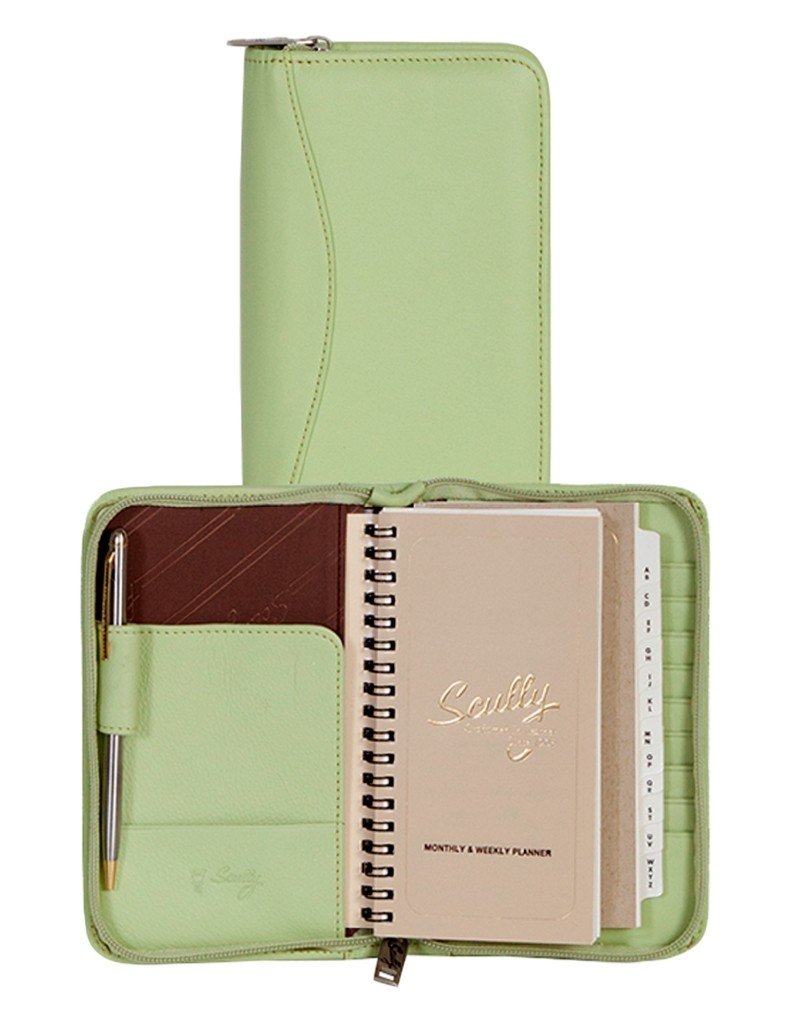 Scully Zip Pocket Planner (Mint)