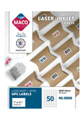 Upc Labels, 1'X1-1/2', 5000/Bx, White.