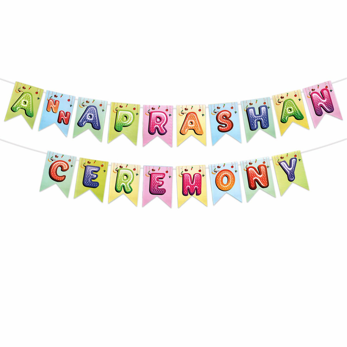 Rozi Decoration Annaprashan Ceremony Banner Decoration Items For Boys, Girls Annaprasana Decorative Hanging Banner Decorations P