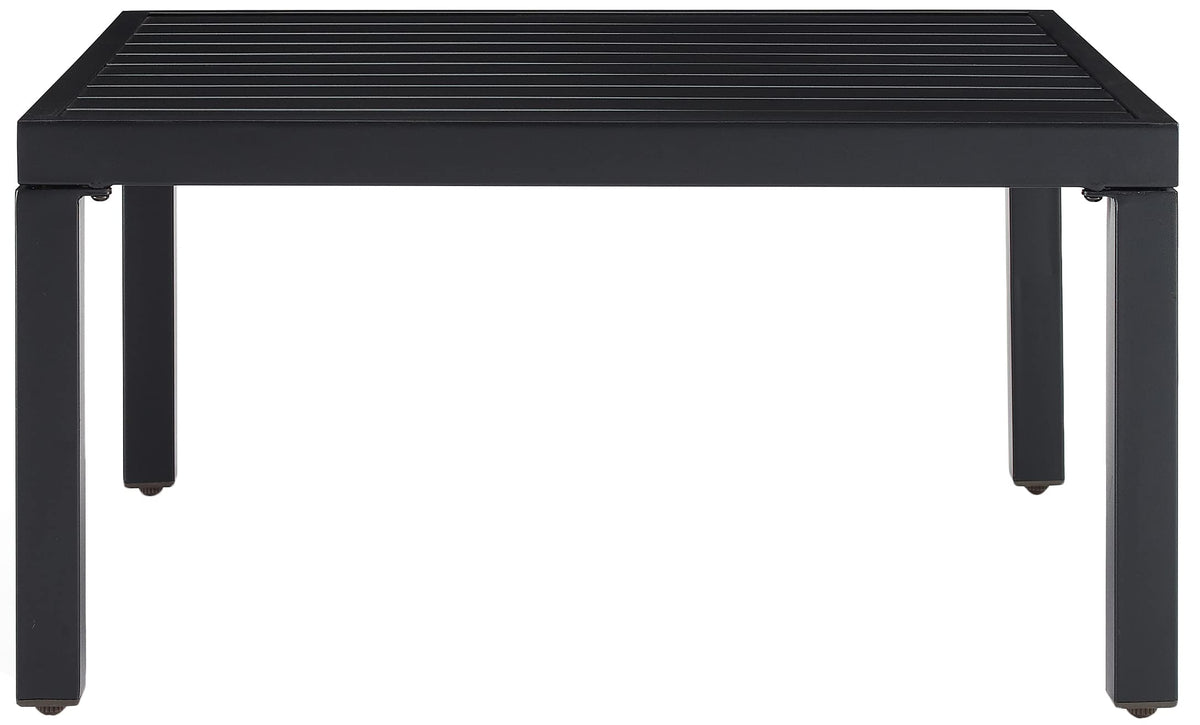Crosley Furniture CO6321-MB Piermont Outdoor Metal Sectional Coffee Table, Matte Black