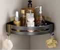 Coofandy 1 Piece Bathroom Corner Shelves, Shower Caddy Corner, No Drilling Shower Organiser, Accessory Storage Shower Shelf Adhe