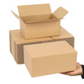 Shipping Boxes Medium 9X6X4 Inches, 30 Pack Mailer Packaging Boxes Bulk, Brown Corrugated Cardboard Boxes For Small Business Mai