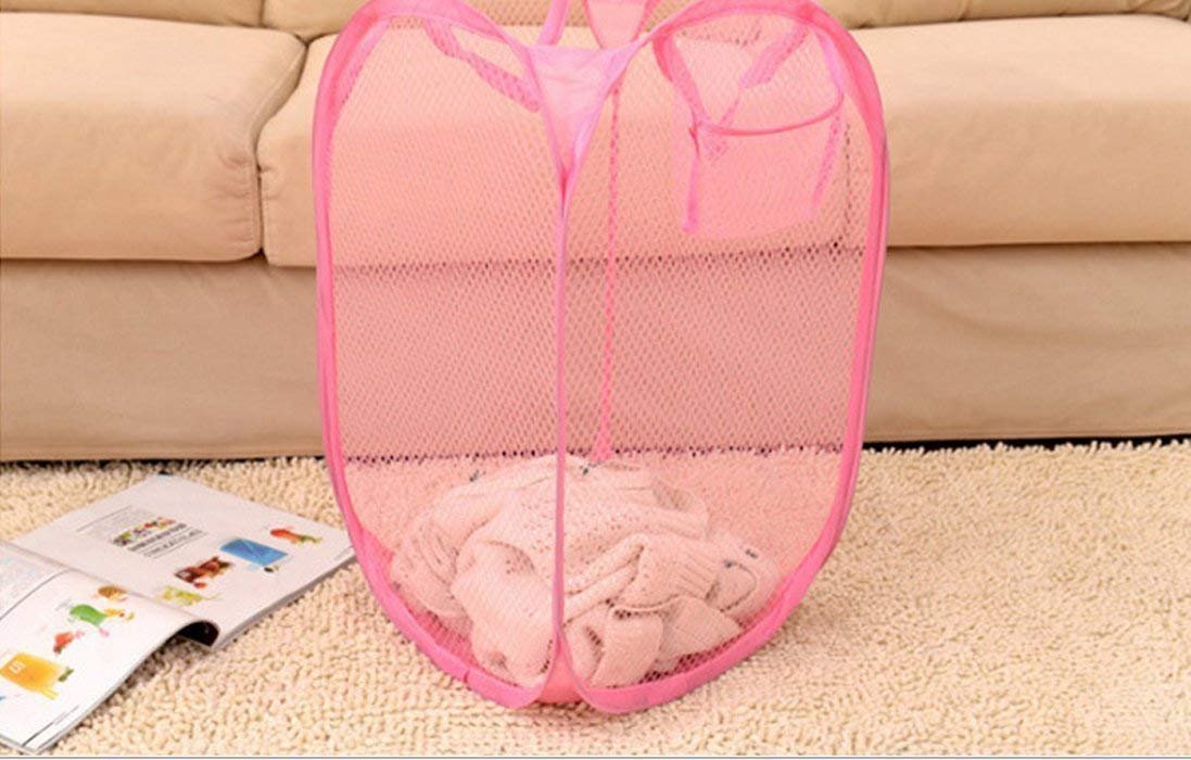 Chander Laundry Basket, Bag For Storage Of Clothes, Toys (Random Color) (set 2, Standard)
