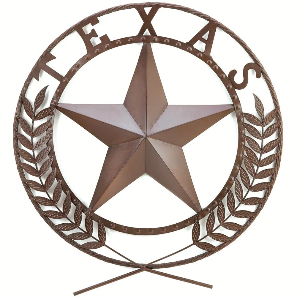 Gifts & Decor 57071722 Texas Wall Art, No Size, Brown