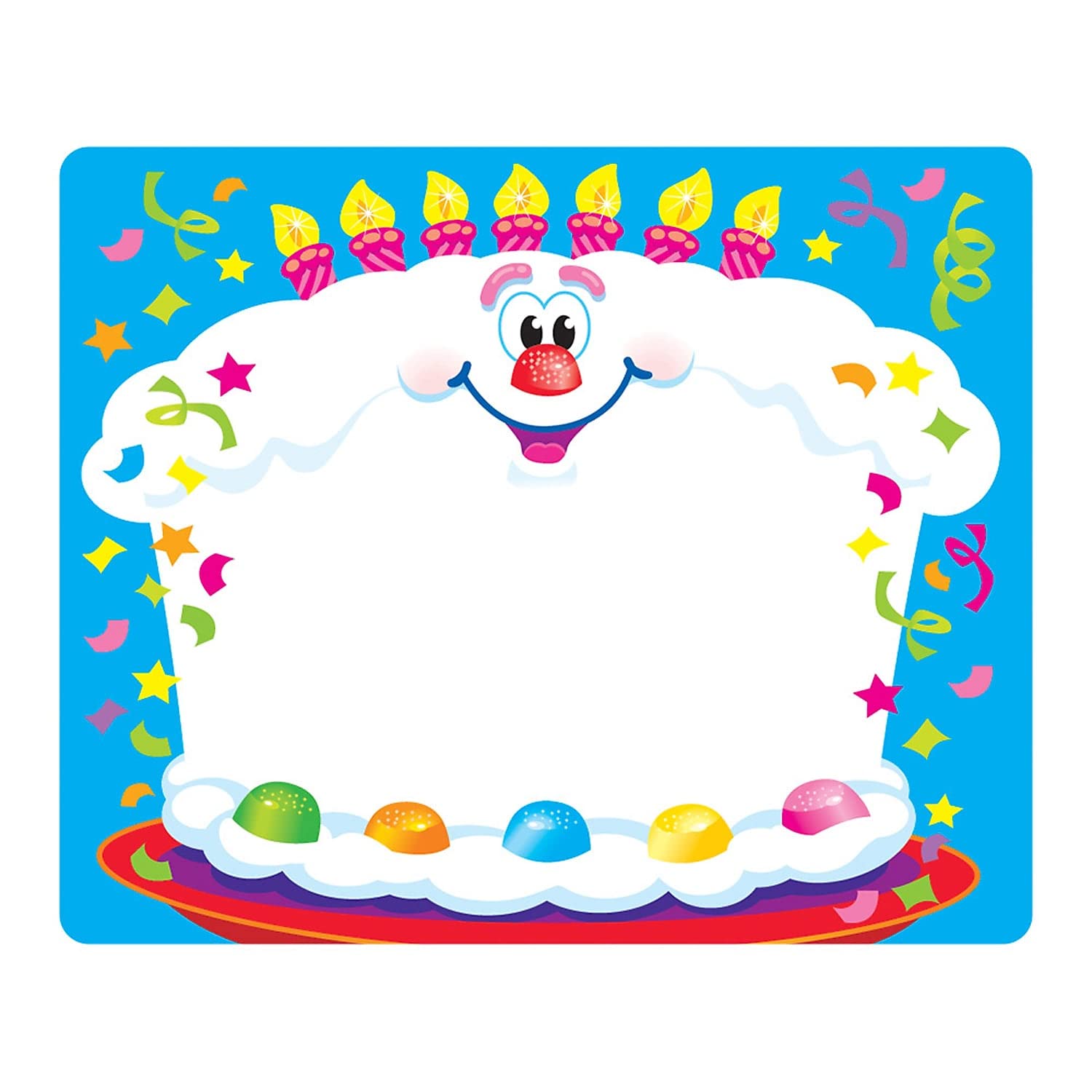 Trend Enterprises, Inc. Happy Birthday Terrific Labels, 36 Ct
