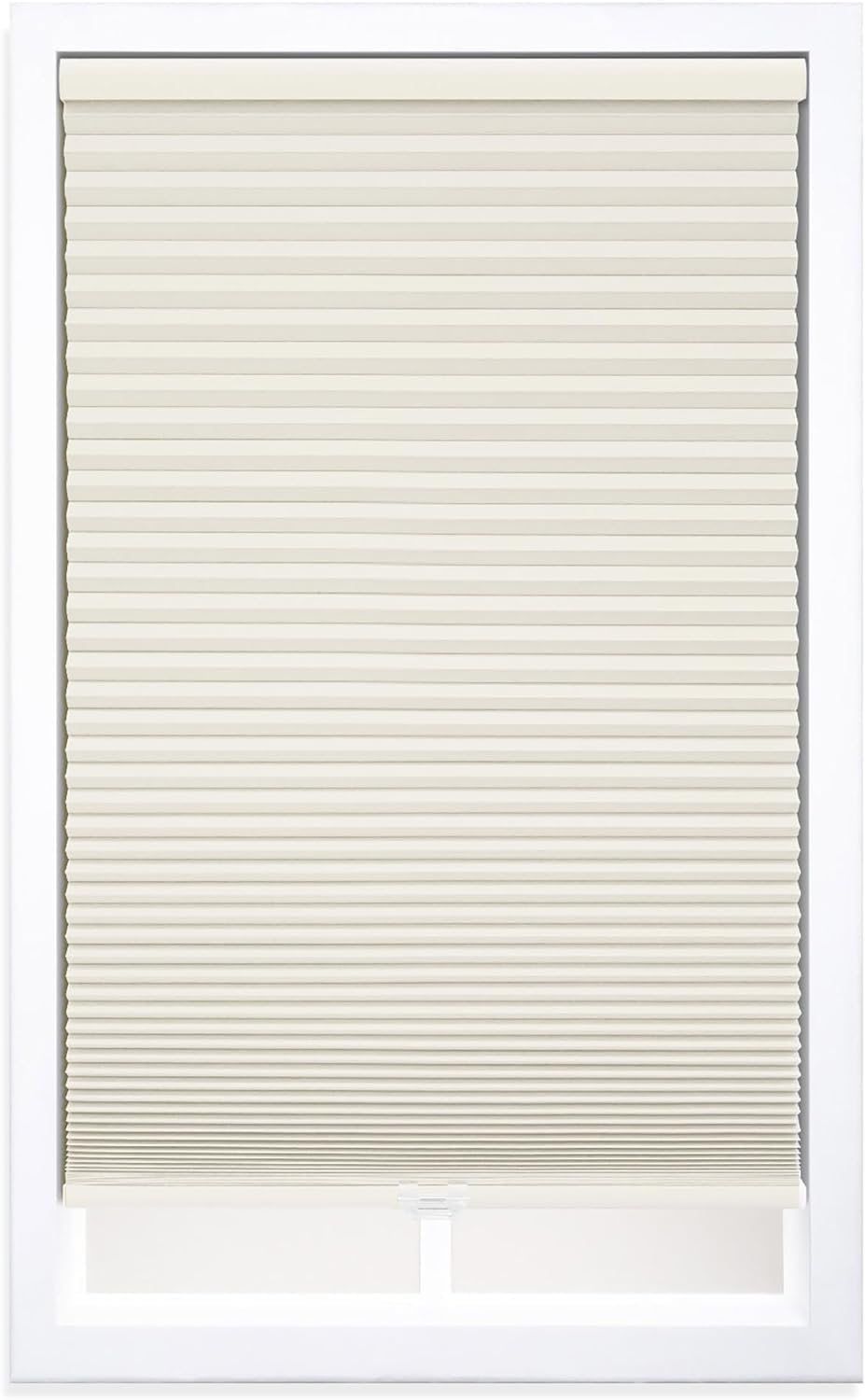 DEZ FURNISHINGS QECRWT280600 Cordless 1.5 Blackout Cellular Shade, 28W x 60H, Cream
