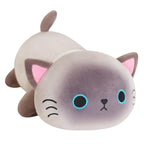 SQEQE Weighted Siamese Cat Plush, Weighted Siamese Cat Stuffed Animal for Anxiety, Cute Siamese Cat Plushies Soft Siamese Cat Pi