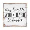 Sincere Surroundings PET10158 Work Hard 8 x 8, White