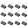 Ufmarine Small Binder Clips 1 Inch Length For Office (64 Pcs)