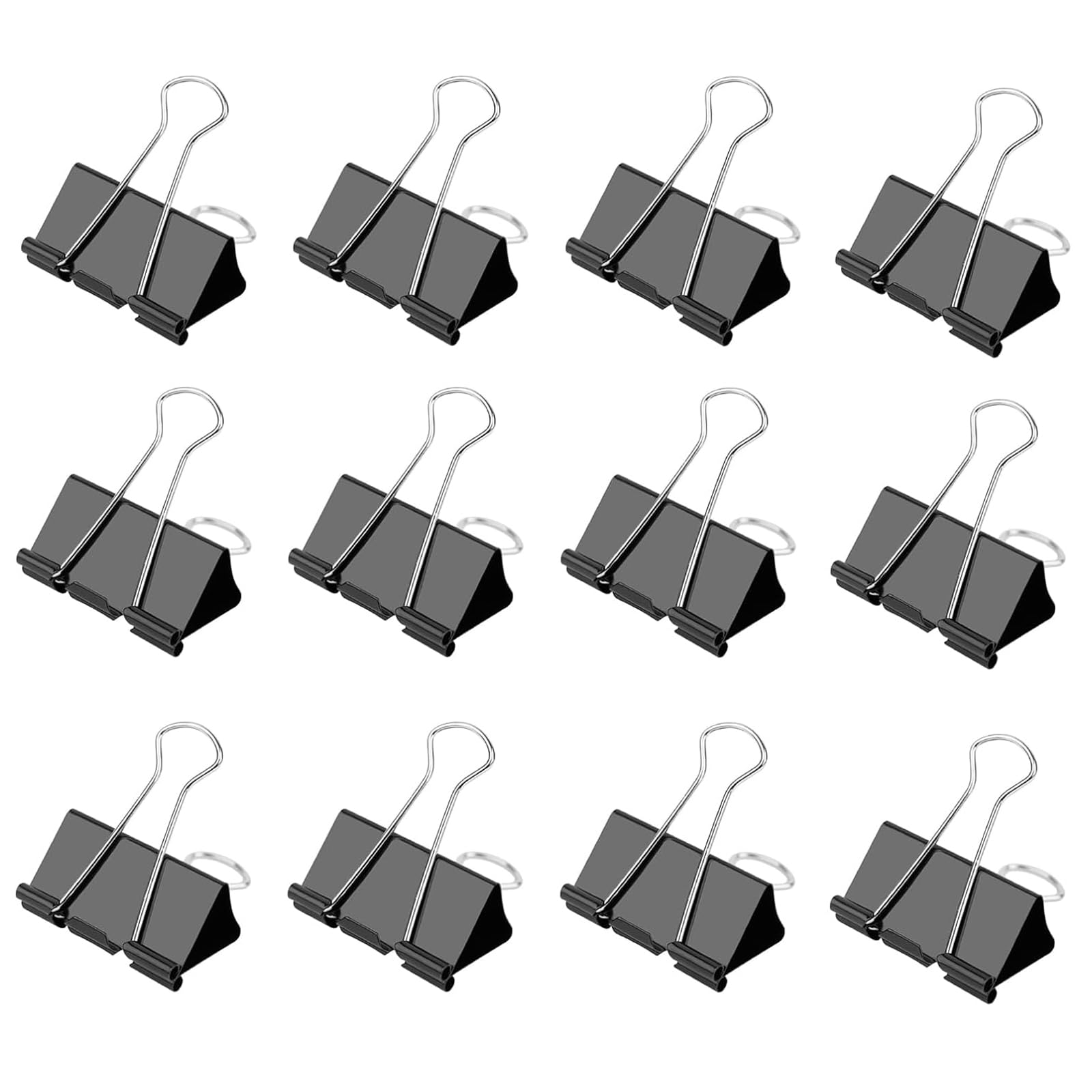 Ufmarine Small Binder Clips 1 Inch Length For Office (64 Pcs)