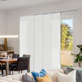 CHICOLOGY Blackout Room Darkening Fabric, Sliding Door Blinds, Room Divider,Vertical Blinds for Patio Doors, Sliding Glass Door 