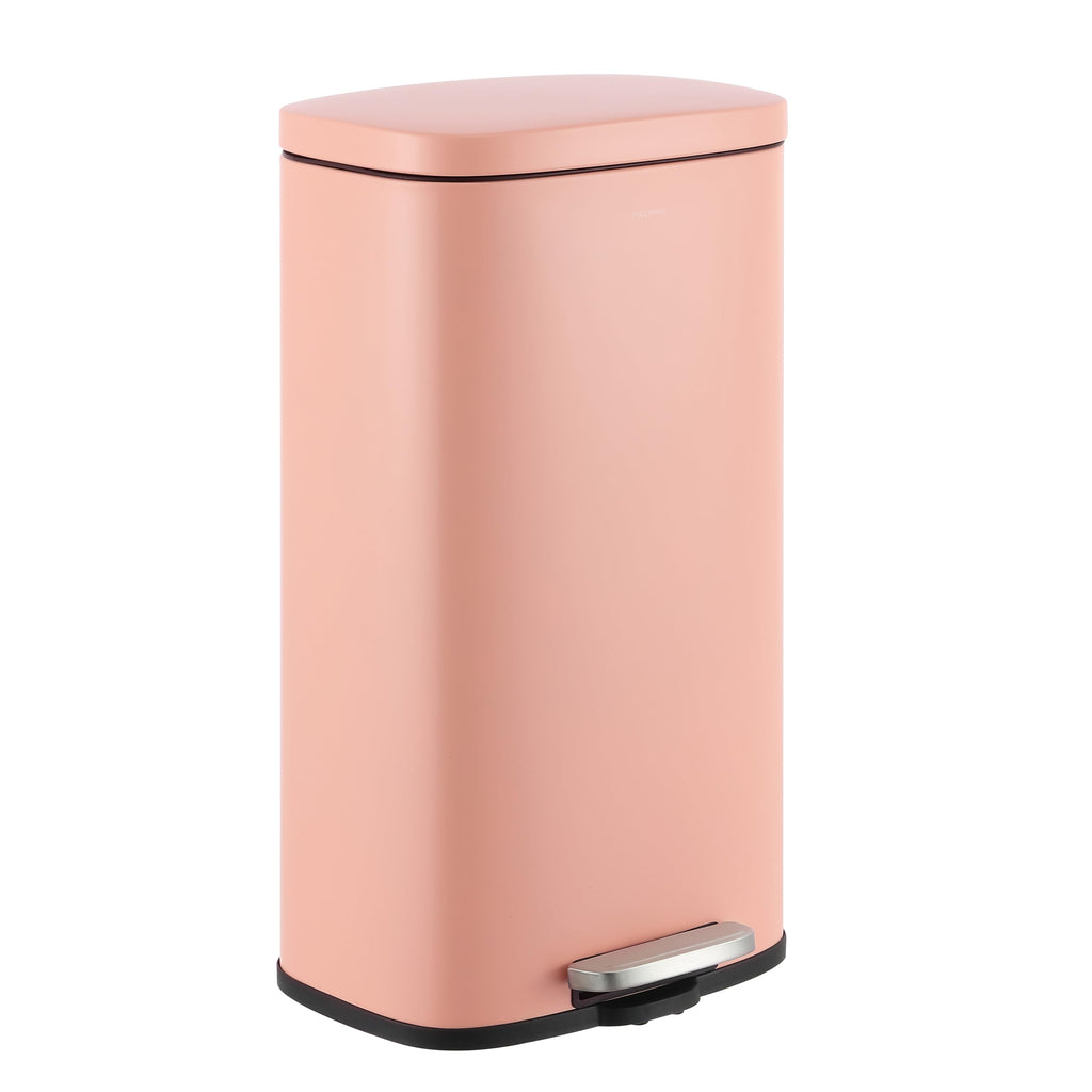happimess HPM1011F Curtis 8-Gallon Step-Open Trash Can, Fingerprint Resistant, Modern, Minimalistic for Home, Kitchen, Laundry R