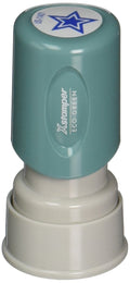 Xstamper Pre-Inked Star Shape Stamp (Xst11421),Light Blue