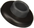 Deltana Wb250U10B 21/2-Inch Diameter Wall Mount Concave Flush Bumper