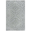 Rizzy Home Alora Decor Emerson 8' X 10' Diamond Grey/Gray/Rust/Blue Hand-Tufted Area Rug