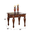 Acme Dreena Rectangular Wooden End Table In Cherry