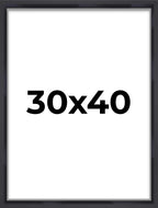 30x40 Shadow Box Black Display Frame | 1'' Deep | UV Resistant Acrylic Plexiglass, Acid-Free Backing & Hanging Hardware Included