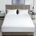 David'S Home Summer Cooling Fitted Sheet Queen Size, 100% Rayon Derived From Bamboo, 16' Deep Pocket 2.5Cm Wider Elastic, Luxur