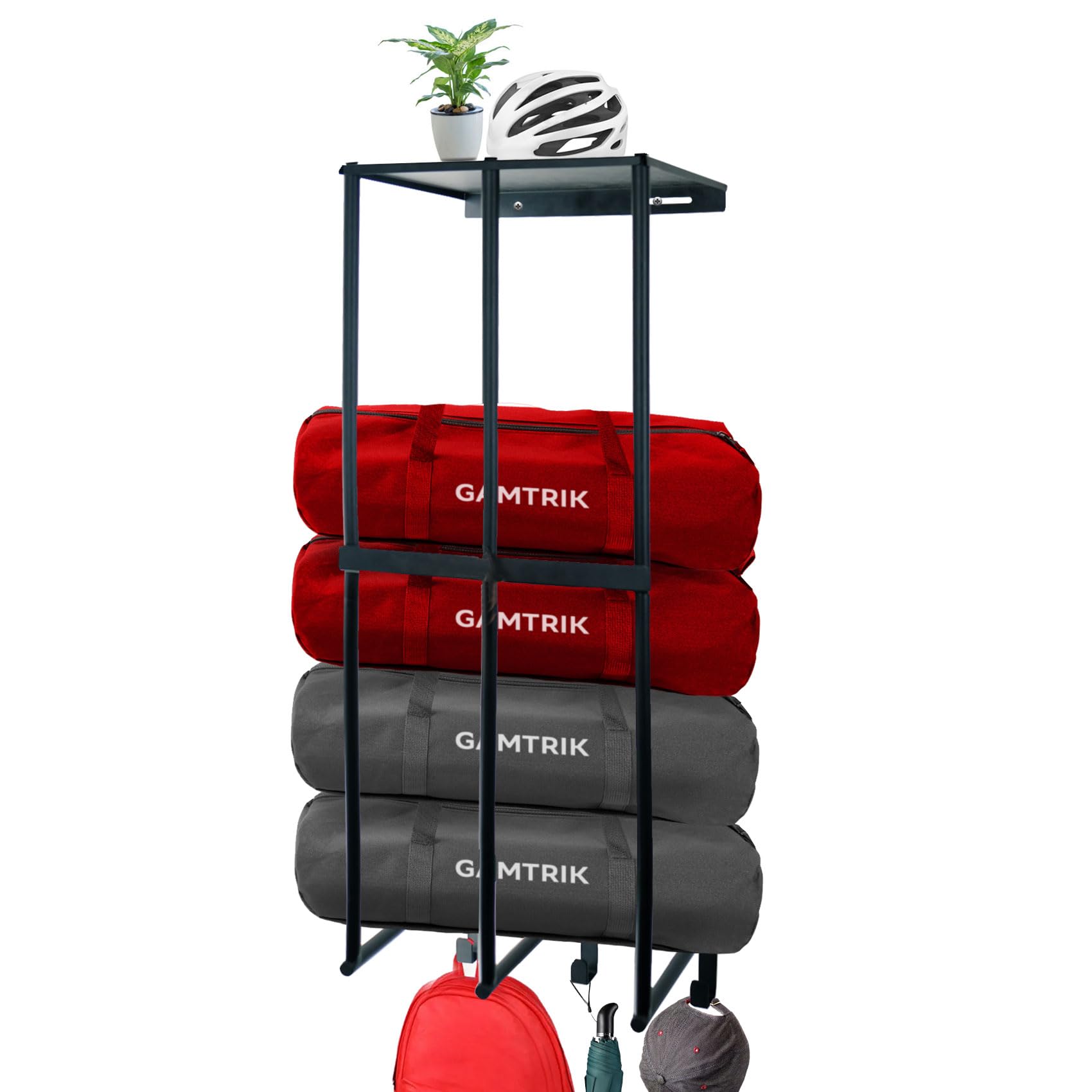 Camping Chairs Storage for Garage - Metal Camping Chair Wall Holder for Garage Organization, Camping Chair Storage Racks with 3 