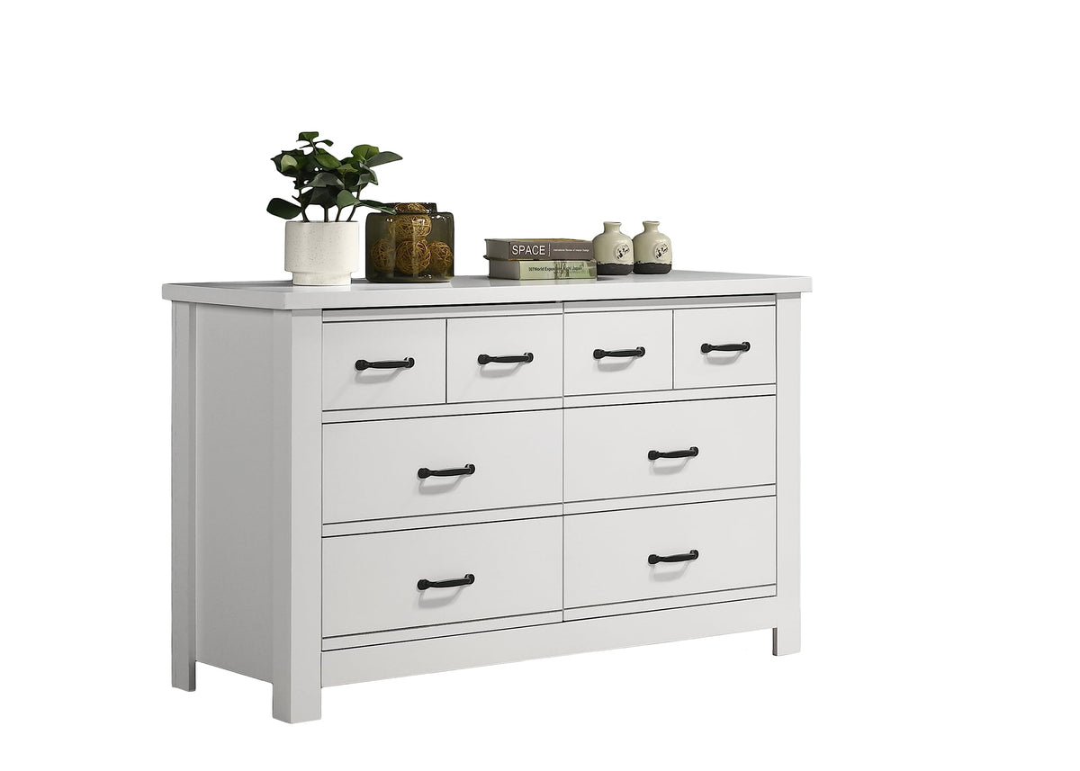 LILOLA LIVING Cassini White 6-Drawer Dresser