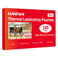 Hartwii 100Pack Legal Size Laminating Sheets 9X14.5Inches Thermal Laminating Pouches For Extra Protection 5 Mil Clear Laminator