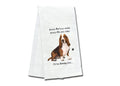 E&S Pets 711-2 Basset Hound Kitchen Towel, Off-white