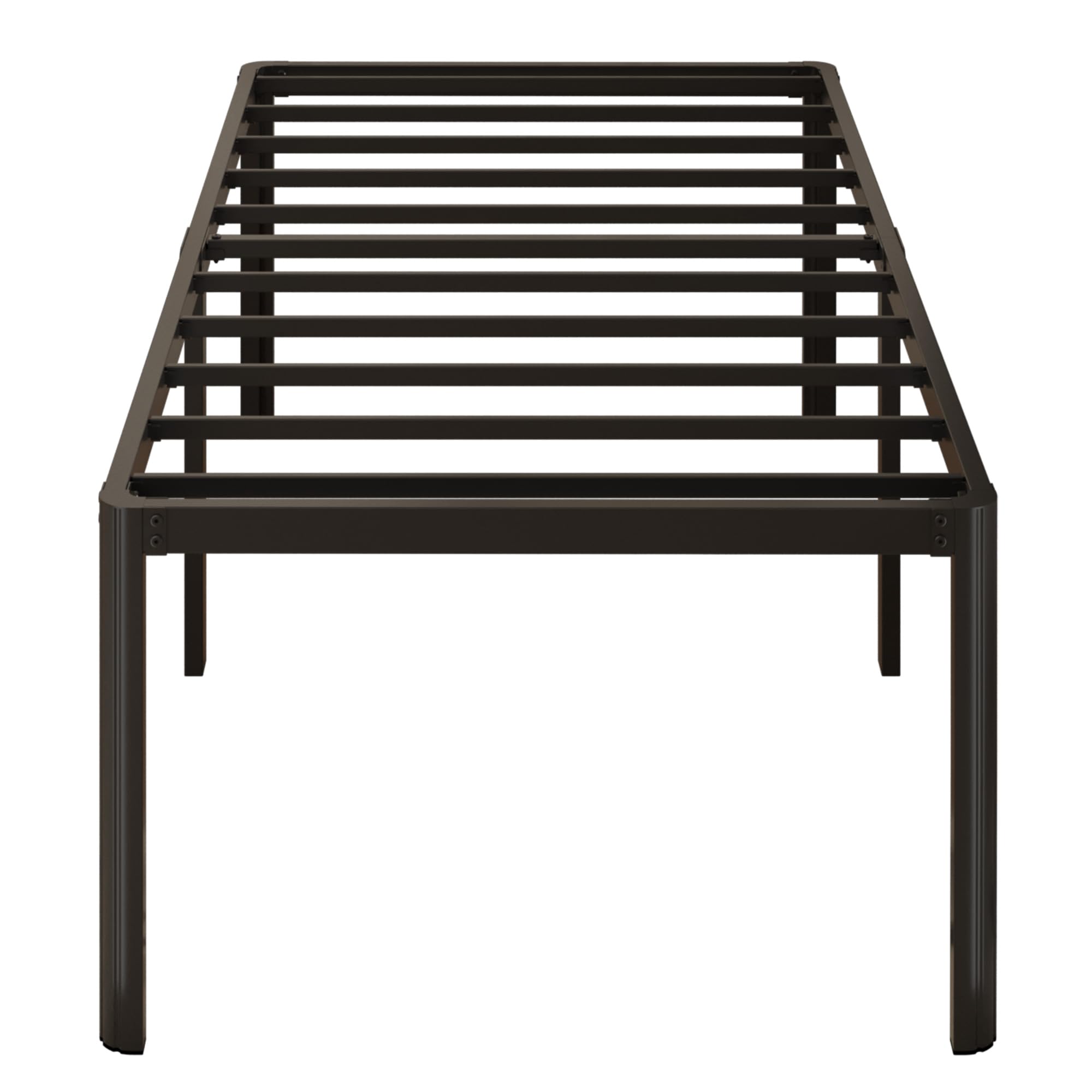 Yicensen 24 Inch High Twin Xl Bed Frames With Rounded Corner Legs, Heavy Duty Xl Twin Metal Platform Bed Frame No Box Spring Nee