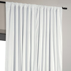 Hpd Half Price Drapes Signature Velvet Thermal Blackout Curtains For Living Room 84 Inch Long (1 Panel) Rod Pocket Insulated Blackout Curtains For Bedroom Window Curtains, 100W X 84L, Primary White