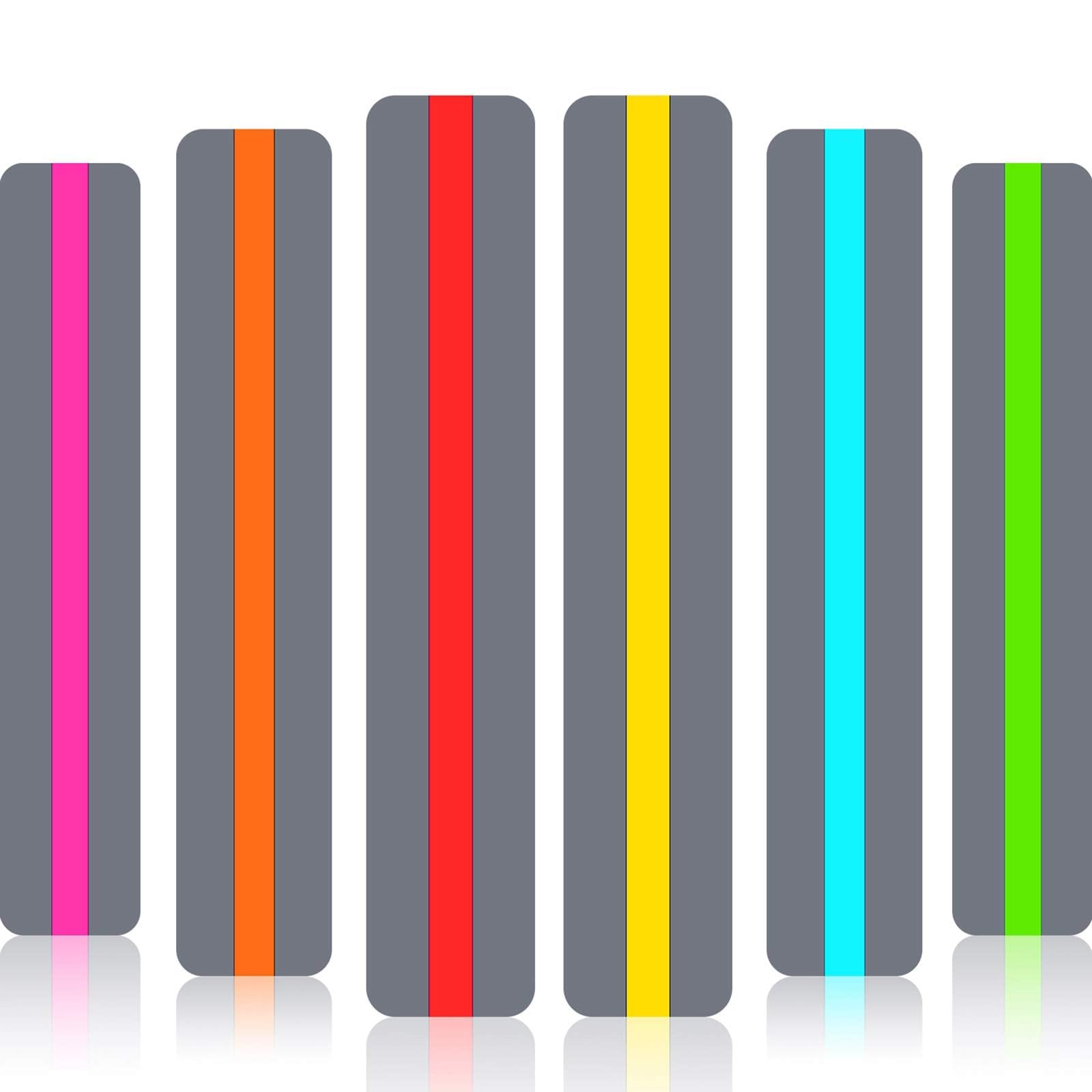 Zonon Guided Reading Strips Highlight Strips Colored Overlay Highlight Bookmarks Help With Dyslexia For Crystal Children And Tea