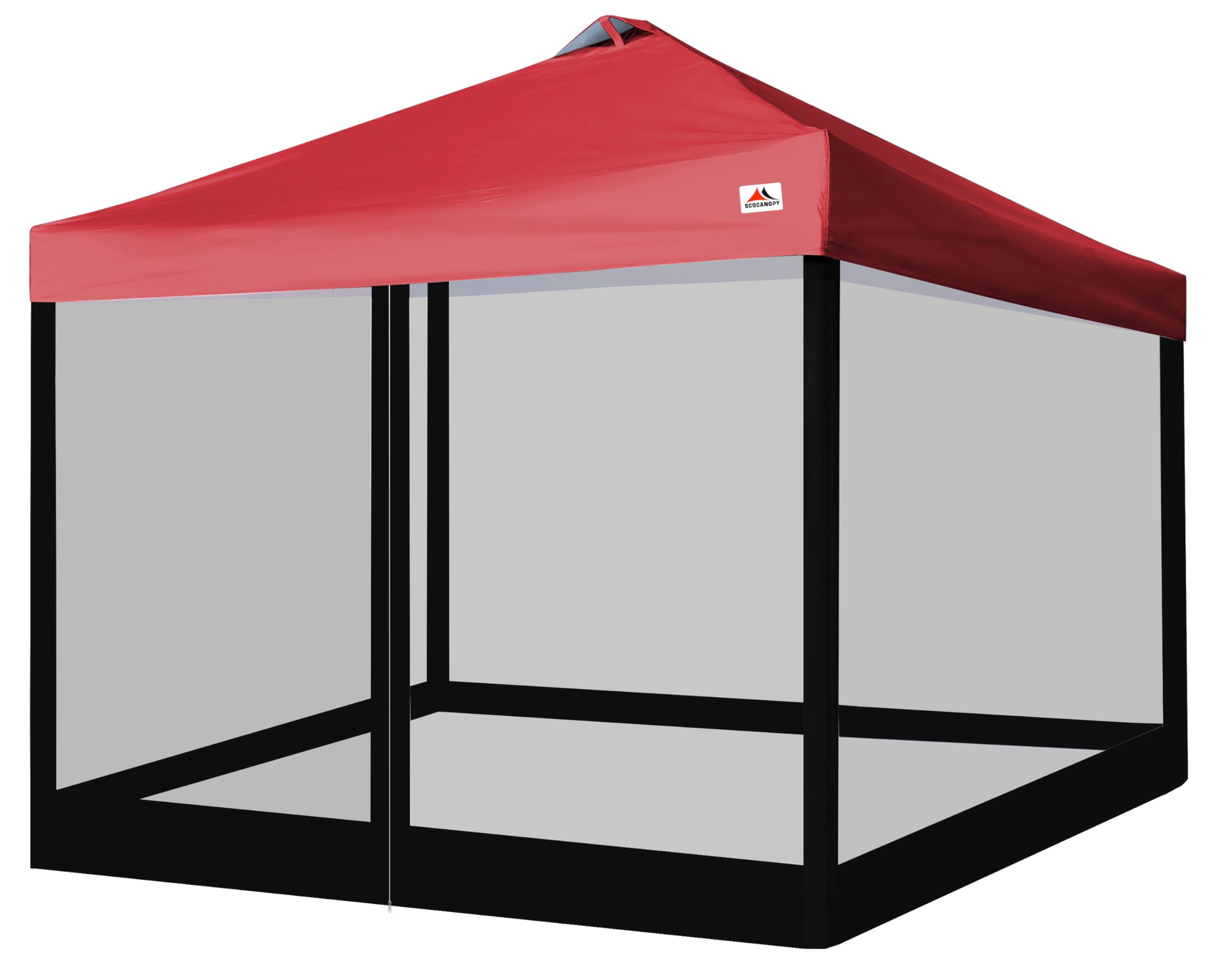SCOCANOPY Replacement Mesh sidewall for Most 10x10 Canopy Or Gazebo,Tent,(Black Net)