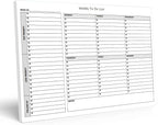 Weekly To Do List Notepad, 60 Page Task Planning Pad W/Daily Checklist, Priority Todo Checkbox & Notes. Desk Notebook To Organiz