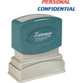 Xstamper(R) Pre-Inked, Re-Inkable Two-Color Title Stamp, 'Personal/Confidential
