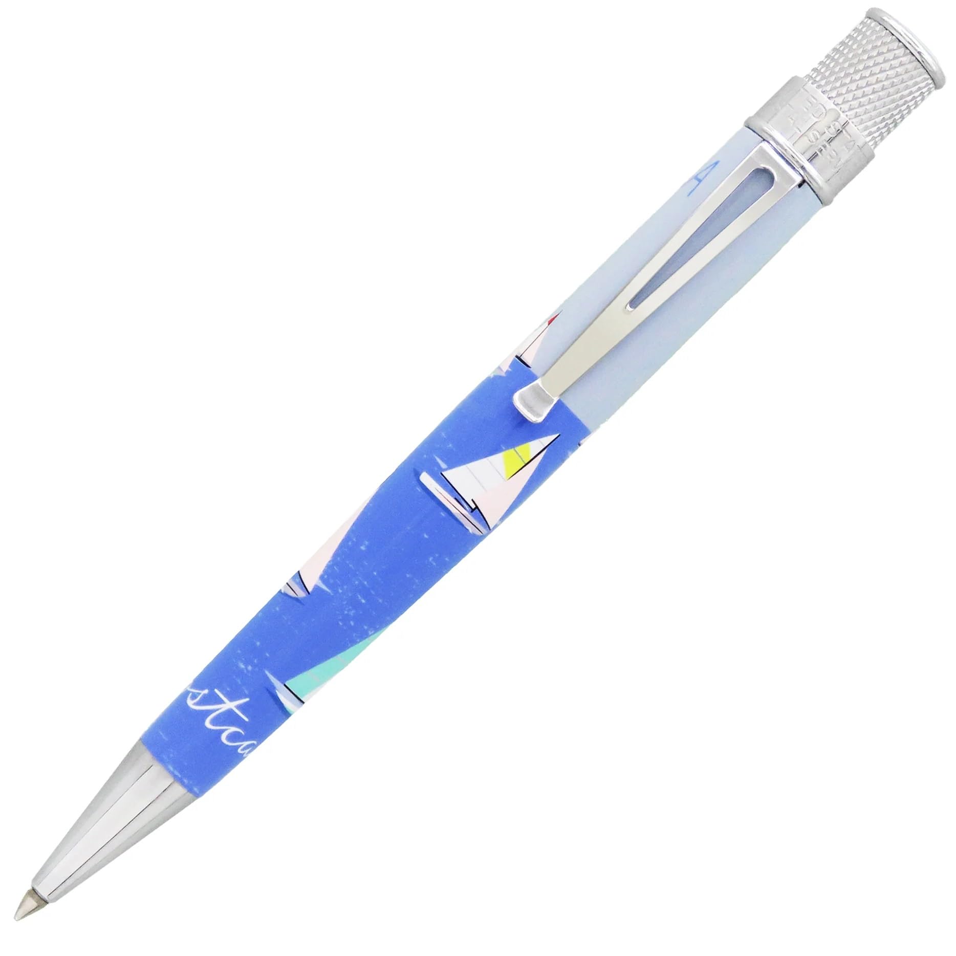 Retro 1951 Limited Usps Rollerball Pen Sailboats Stamp '23