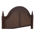 American Woodcrafters Rodanthe 66&Quot; W Queen Woven Wood Headboard In Tobacco Brown