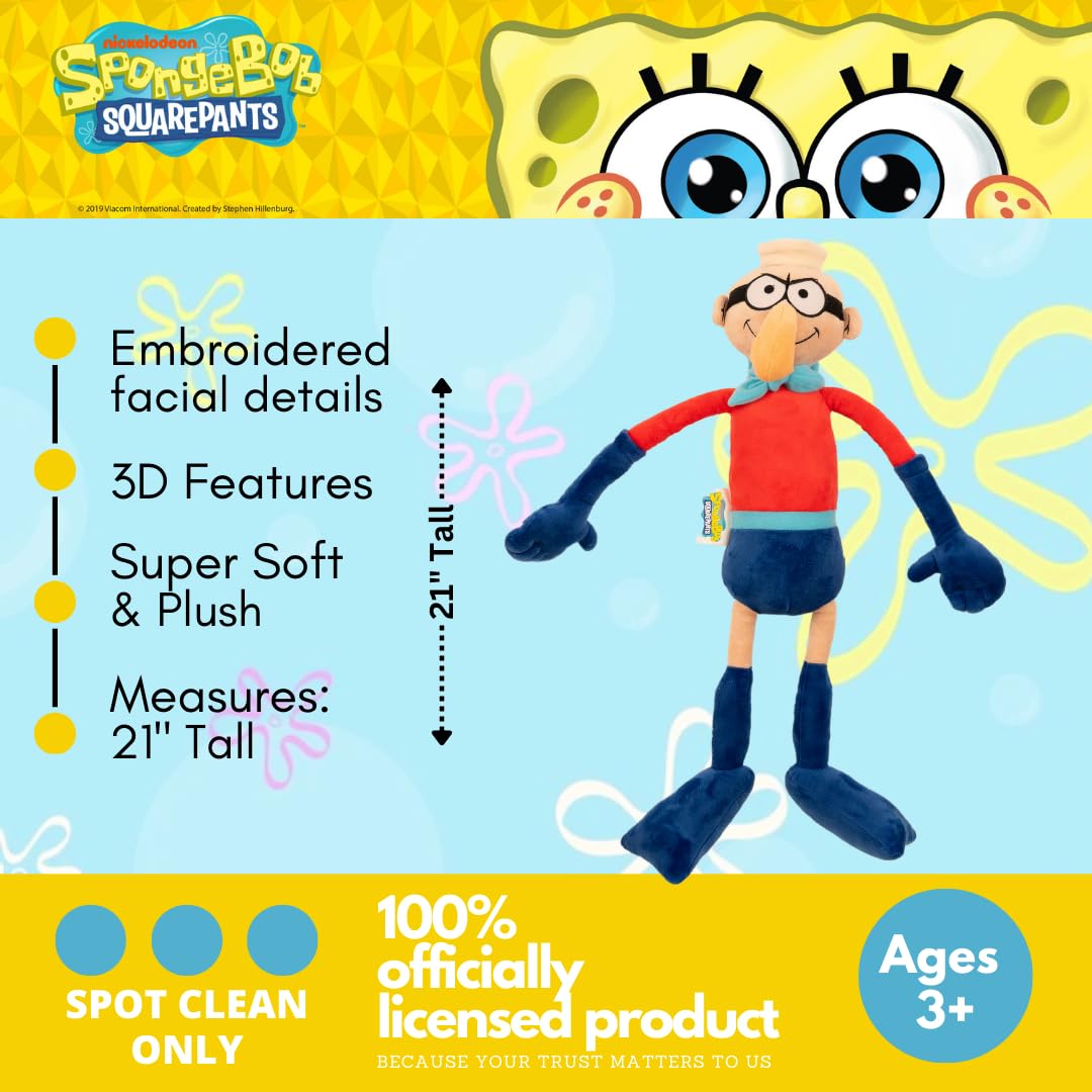 Franco Spongebob Squarepants Barnacle Boy Cuddle Pillow Polyester