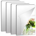 Self Adhesive Acrylic Mirror, Mirror Tiles,Flexible Plastic Mirror Sheets Wall Stickers,2MM Thick Mirror,Frameless Small Mirror,