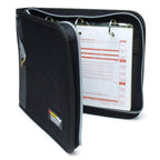 Roadpro 3-Ring Zippered Binder For Loose-Leaf Log Sheets, Black, Lb-001Bk, 10.5' X 8.5'