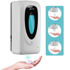AETTL Touchless Automatic Foaming Hand Soap Dispenser Wall Mount, Motion Sensor Foam Liquid Refill Bottle Sanitizer Dispensing f
