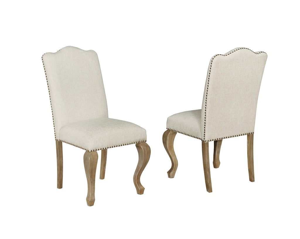 Best Quality Furniture Dining Chairs (Set Of 2), Beige