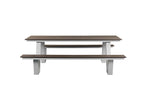 Pangea Home Lukas Whttk Picnic Table, Teak