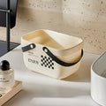Divik Plastic Shampoo, Soap & Gel Storage Box Kitchen Washroom Storage Organization Holder With Hanging Leather Belt Shopping Ba