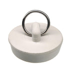 Danco 1-1/4-Inch Rubber Drain Stopper, White, Carded, 80225