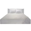 Mainstays Waterproof Fitted Vinyl Queen Mattress Protector, White